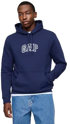 GAP Herren Logo Pullover Hoodie, Tapisserie Marineblau, Medium