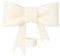 10mm Bow Shape Straw Topper for Stanley Cup (Cream White)