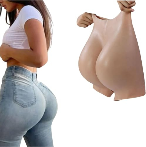 FSYH Silicone Butt e Hip Panties per Le Donne Crossdresser Shapewear Butt Enhancer Pads per Drag Queen Transgender,Color 2,Big