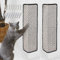 JanYoo Cat Scratching Mat Cat Scratch Furniture Protectors, Sisal Cat Scratcher Mats Anti Scratch Floor Scratching Pad for Wall Floor Sofa Couch Carpet Doors Bed 60 x 25CM (2 Pcs, Black)