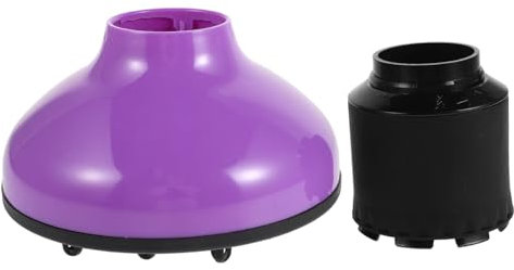 NOLITOY Difusor De Aire Para Secadora De Pelo Accesorio Ajustable Para Moldear y Volumen Boquilla Resistente Al Calor Diseño Especial Para Peinados Rizados y Secado Uniforme Color Púrpura