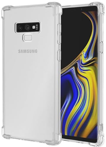 Wanyuexes Case for Galaxy Note 9, Clear TPU Case, Slim Silicone Protective Shockproof Transparent Cover for Samsung Galaxy Note9 Crystal Clear