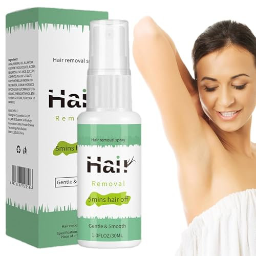 Enthaarungsspray, Enthaarungscreme Intimbereich, Body Haarentfernung Schaum, Haarentfernungscreme Intimbereich, 30ml hair removal spray Feuchtigkeitsspendender Hair off Haarentferner Spray für Frauen