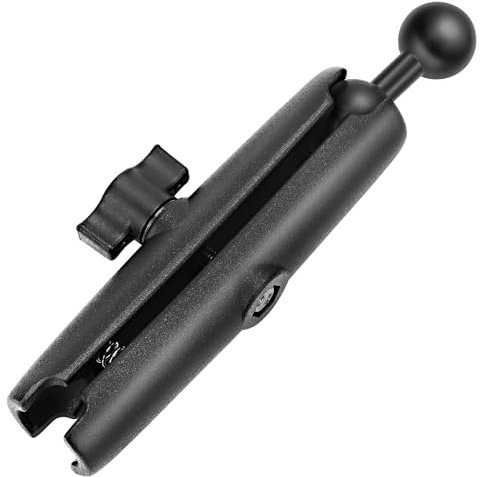 EEEKit Double Socket Arm with 1 Ball Compatible with RAM B Size Mount, Fish Finder Mount, Phone Holder, All Standard 1 Ball Adapters