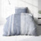 Träumschön Premium Bettwäsche 135x200 + 80x80 cm - Hellblaues Design - Sommer Bettwäsche aus Baumwolle – Weich, Atmungsaktiv & Hautfreundlich - bügelfrei