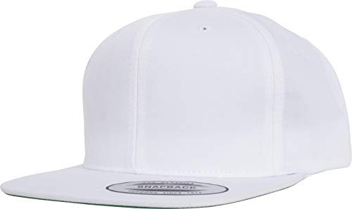 Flexfit Kinder Pro-style Twill Snapback Youth Cap Kape, Weiß, S-M EU