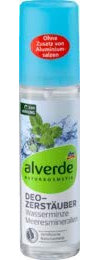 alverde NATURKOSMETIK Deo Zerstäuber Deodorant Wasserminze Meeresmineralien, 1 x 75 ml