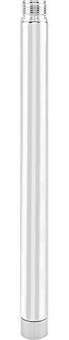 Fdit 10in Stainless Steel Shower Head Extension Arm, Silver, 12in Length, 15mm OD, 134g, 1 Pack