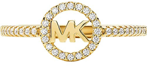Michael Kors Damen-Damenring 925er Silber 57 Gold 32010734