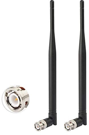 Bingfu Antenna Ricevitore Microfono Wireless UHF 400MHz-960MHz Maschio BNC Antenna per Telecomando per Sistema Microfono Wireless Telecomando, Amplificatore Ricevitore Microfono Audio Digitale