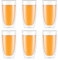 Bodum PAVINA 4560-10-12 Set mit 6 Gläsern, doppelwandig, 0,45 l, cremefarben
