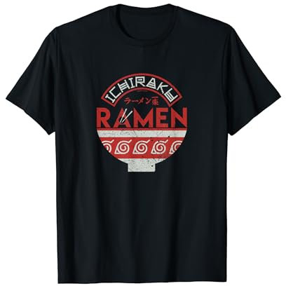 Naruto Shippuden Ichiraku Ramen Bowl Logo Anime T-Shirt