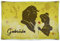 LolaPix Personalisierte Decke. Personalisierte Geschenke. Kuscheldecke mit Namen. Geek-Geschenke. 600gr/m². Öko-Tex-zertifiziertes Gewebe. Ungefähre Größe 80x125cm. SCHÖNE UND DAS Biest
