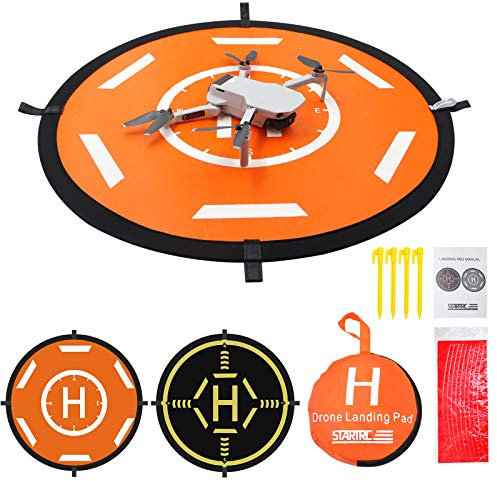 35 Drohnen-Landeplatz-Zubehör, Mini 4 Pro-Zubehör UAV-Landeplatz Faltbarer Drohnen-Landeplatz Tragbare Landematte DJI Mavic 3 / Mini 3 / Air 3 RC-Drohnenhubschrauber