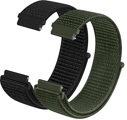 KIBDSNG Fabric Nylon Uhrenarmbänder 16mm 18mm mit Schnellverschluss, Sport Atmungsaktive Ersatzarmband für Herren Damen