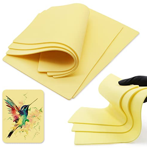 3MM Pelle Pratica Tattoo - TONBAO 4 Fogli Doppia Faccia Pelle Pratica Tatuaggio 20 x 30 x 0,3 cm Silicone Pelle Finta per Tatuaggi, Forniture per Tatuaggi, Adatta Per Artisti Esperti…