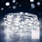 Guirlande Lumineuse LED à Piles 2M 20 LEDs Mini Guirlande LED avec Minuterie Interieur Extérieur Décoration Lumière pour Chambre Noël Mariage Anniversaire Soirée (1 Pièces, Blanc Froid)