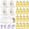 24Pcs Baby Bottle Opener, Poppin Baby Bottle Shaped Bottle Opener Baby Shower Favors with Thank You Tags, Baby Shower Return Gifts for Guest Kids Birthday Gifts Souvenirs (Golden)
