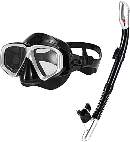 Taucherbrille, Vollgesichtsmaske, Tauchen, Tauchmasken, Schnorchelmaske, Unterwasser-Schnorchel-Set, Anti-Beschlag-Schnorchelbrille, Schwimmmaske für Erwachsene (weißes Set) Feito NA China