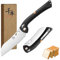 SENBON 440 couteau à pain pliant tranchant G10 poignée Camping Outdoor back clip couteau à pain portable