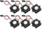 sourcing map 2Pcs 3 Watt 4 Ohm Single Mini Speaker Full-Range Mobile Portable Advertising Machine Speaker Connector Separating Interface for Small Electronic Projects