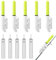 AOUZOVLI 5Pcs Led Knicklicht Angeln Knicklichter Angeln Fischen Float LED Knicklicht Rod Tip Lights Wasserdicht Glow Stick mit Schnalle LED Knicklicht Angeln für Nachtangeln oder Meeresangeln