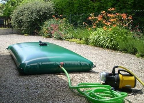 RCY Regentonne, flexibel, 2 m³ (2000 l) – PVC mit UV-Schutzbehandlung – für Garten/Vakuum für Sanitär/Terrasse – hergestellt in Frankreich – direkt ab Werk