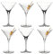Pasabahce Martini Gläser 6er Set 235 cc, Martinigläser 100% BLEI FREI Spülmaschinenfest Cosmopolitan Gläser, Martini Glasses Set, Cocktailgläser, Party Trinkgläser, Espresso Martini Gläser