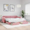 LAPOOH Tagesbett Ausziehbar mit Schubladen Rosa 90x200 cm Samt, Schlafsofa, Daybed, Bettsofa, Sofa Bed, Sofabett, Schlafcouch, Jugendbett, Bettgestell, Bettcouch - 3196980