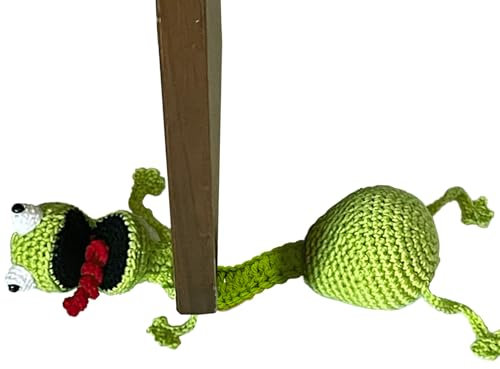 Cale Porte Animaux, Cale-Porte Cartoon, Cale-Porte Peluche + Coton PP, Cale-Porte Animal, Convient pour la Maison et le Bureau, Convient pour la Décoration D'intérieur (vert)
