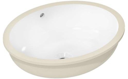 Hansgrohe Xuniva D Unterbauwaschtisch, SmartClean, mit Überlauf, ohne Hahnloch, 500x400mm, weiß, 61048450