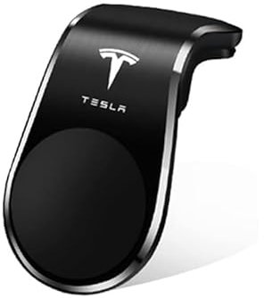 AUJSHDH Handyhalterung Auto, für Tesla Model S Plaid X 2012~2023 2015 Ultra-Stabiler Lüftung KFZ Handyhalterung Kratzschutz KFZ Handy Halterung EIN-Knopf-Release,C