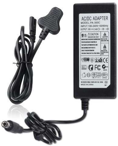 MXJFYY 16V Power Supply Adapter for Yamaha PSR S950 Keyboard Piano PA-300 PA300C PA-301 PSR-1000 PSR-2000 Motif-Rack PSR-S900 PSR-S750 PSR-S670 PSR-S500 PSR-1500 PSR-2100 PSR-3000 Charger Cable