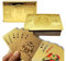 Przydasie Golden Spielkarten für Poker - Wasserfeste Spiele Karten - Kartendeck Flexibel - Casino-Stil Pokerkarten - Wasserkartenspiele mit 2 Joker - Ideal für Magier und Sammler - Poker Karten