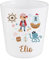 Gobelet personnalisé pirate – Gobelet incassable prénom enfant 260 ml – Crèche, école, maison – Bébé Panda