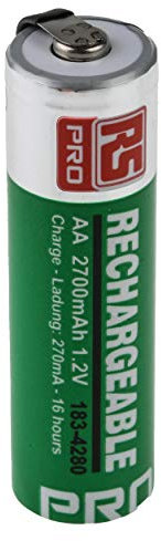 RS PRO RS PRO AA AA Akku Nickel-Metallhydrid 1.2 V, 2.7 Ah 1
