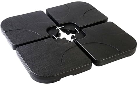 SHATCHI 4 Pc Fillable Cantilever Parasol Base Weights for Offset Umbrellas