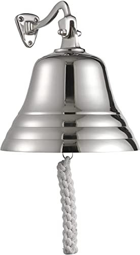 Last Orders Wandmontage, Matitim, Boot, Schule, Abendessen, Empfang, Heimdekoration, Wandbehang, Chrom, Silber, Türglocke, 10,2 cm, 12,7 cm, 15,2 cm, 20,3 cm