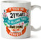 MUGFFINS 21 Birthday Mug - IT Took ME 21 Years to Become Perfect - Funny Anniversary Present - 11 oz