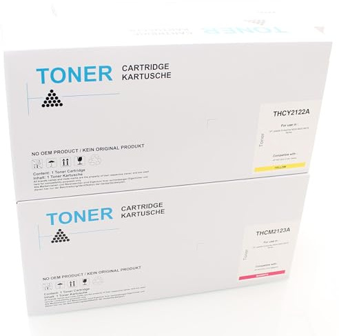 ABC Kompatibles Set 4X Toner (MIT CHIP) für HP LaserJet Enterprise M554 M554dn M555 M555dn M555x,MFP M578 M578dn M578f,MFP M578c M578z