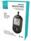 EUROPAPA® Blood Glucose Meter with 10 Blood Sugar Test Strips and 10 Blood Lancets and Lancing Device, Blood Glucose Measuring System, Diabetes Set Mg/Dl for Blood Sugar Self-Monitoring (Black)