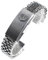 San Martin Uhrenarmband, Edelstahl, 20 mm, gebogene Endglieder, verstellbarer Verschluss, für SN0008 SN0128