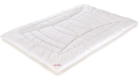 PARADIES Bettdecke 135x200 cm Nima Bio medium warm - Ganzjahresdecke, Öko-Tex 100 Klasse 1, Steppdecke