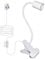 Clip on Light Bulb Holder with 240CM Cable Flexible Clamp Light E27 35CM Adjustable Gooseneck Clip Lamp Clip on Bedside Reading Light with Switch Clip Lamp Holder Clip on Light Socket for Office