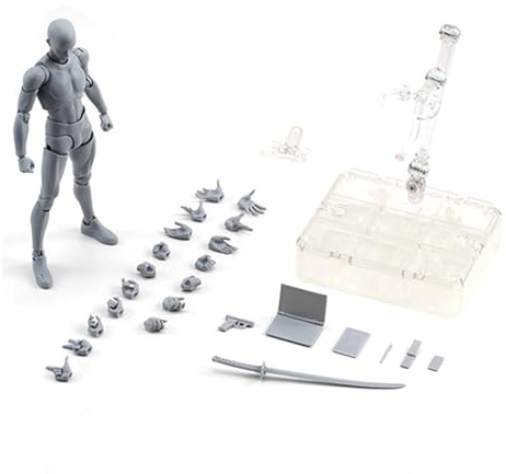 Gliederpuppe | Künstlerpuppe Gliederpuppe Zeichnung Figuren Mannequin Mann/Fr-au Actionfigur Modell Schaufensterpuppe, Flexibler Mannequin Figurenmodell Zum Skizzieren, Malen, Zeichnen, Künstler