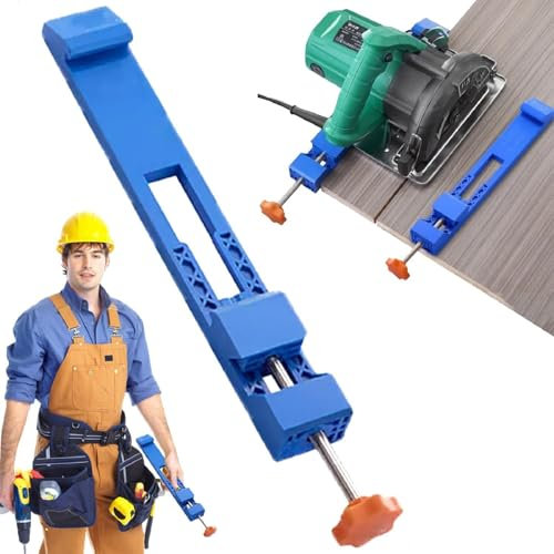 Adjustable Cutting Machine Base Guide, Electric Circular Saw Milling Positioning Clamp, Precision Wood Cutting Guide, Woodworking Tools, Specially Designed for Precision Cutting and Milling Tasks