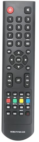 ALLIMITY RM-C3313 Fernbedienung Kompatibel mit JVC TV LT-28HA92U LT-58HV92 L24G5W L40G5W L32G5W L40H4 L32H4