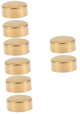 Homoyoyo 4 Sätze Handlaufkopf Handlaufüberzug Handlauf Überzug Rohr Karamellfarbene Stufen Mit Geländer Schiene Werkzeug Handlauf-endkappen Aus Metall Armaturen Rostfreier Stahl 2 Stück * 4