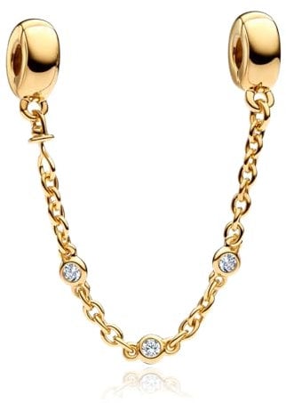 Rimgoris 925 Sterling Silver Women Bracelets Necklace Gems Safety Chain Women Bracelet Glod Charm Mother's Day with Zirconia