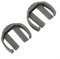 Conectores de clip C para lavadora de coche, hebilla de conector rápido, pieza de repuesto de clip C, 2/4 piezas de accesorios de lavadora a presión de plástico (2 grises)